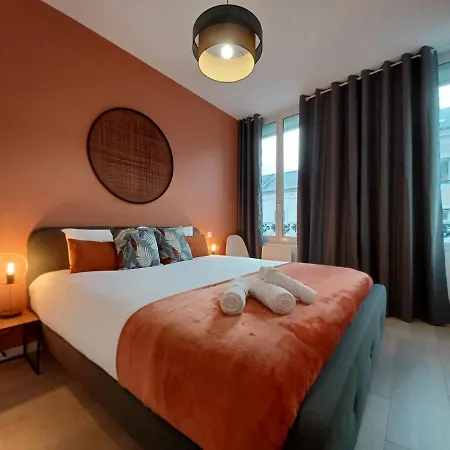 Appartement #seasons ֎ Haut Confort Lit King Size ֎ Centre Épernay